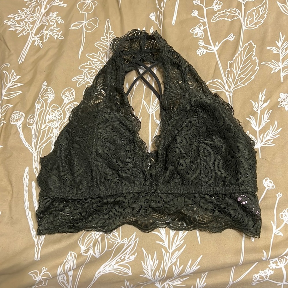 Olive green bralette